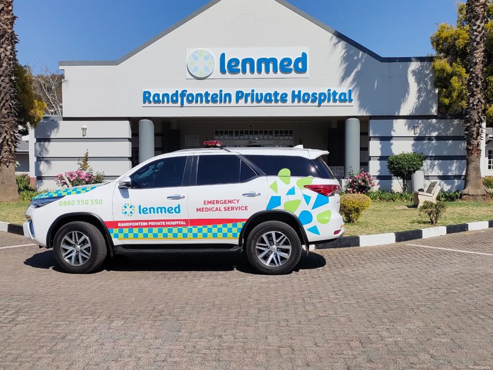 Lenmed Randfontein Private Hospital Entrance