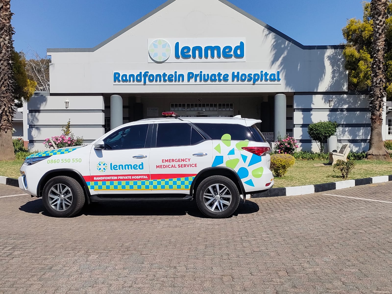 Lenmed Randfontein Private Hospital Entrance